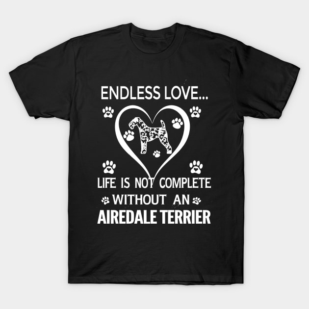 Airedale Terrier Lovers T-Shirt by bienvaem